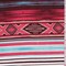 Coral/Wine Aztec Striped Block Crinkled Gauze Fabric By the Yard